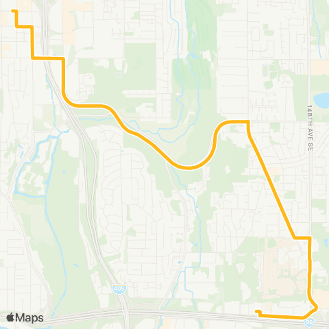 Metro Transit Bellevue TC - Eastgate P&R map