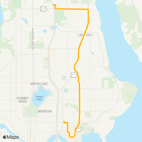 Metro Transit University Dist - Shoreline S Station map