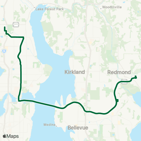 Metro Transit Bear Creek P&R - Lakeside School map