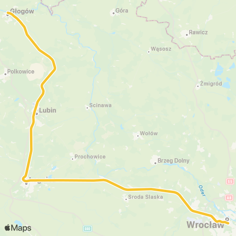 Koleje Dolnośląskie  map