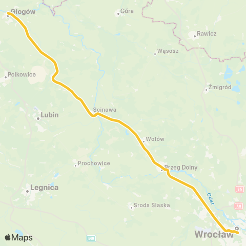 Koleje Dolnośląskie  map