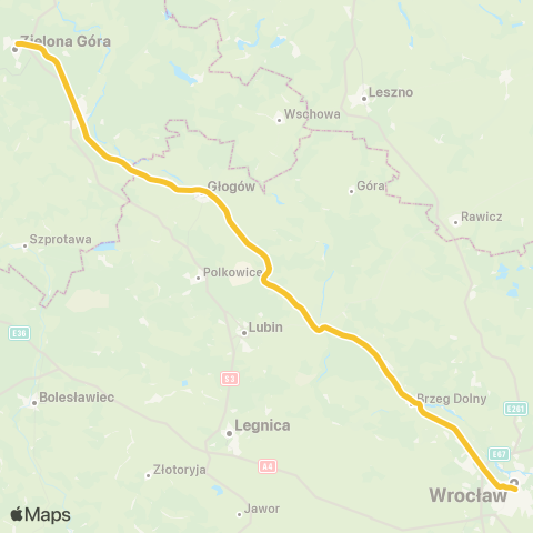 Koleje Dolnośląskie  map