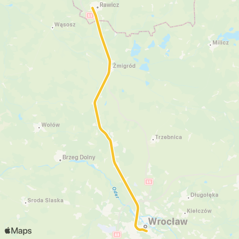 Koleje Dolnośląskie  map