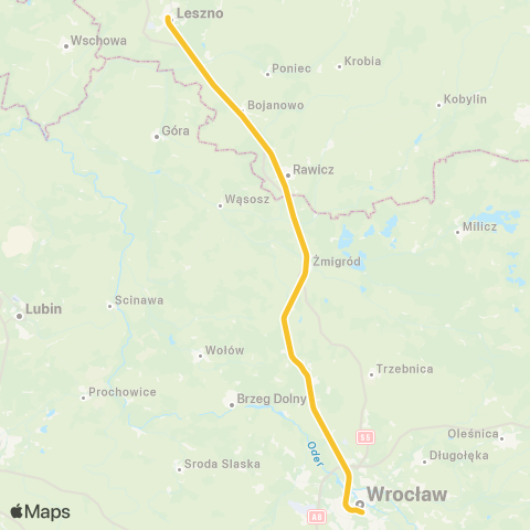 Koleje Dolnośląskie  map