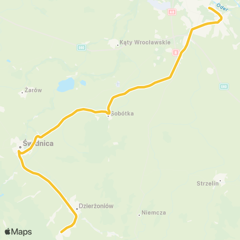 Koleje Dolnośląskie  map