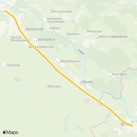 Koleje Dolnośląskie  map