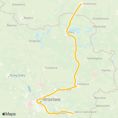 Koleje Dolnośląskie  map