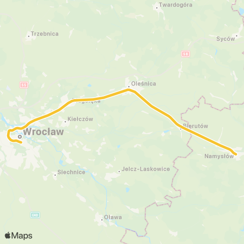 Koleje Dolnośląskie  map