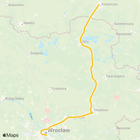Koleje Dolnośląskie  map