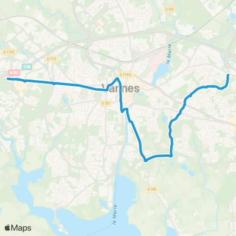 Kicéo P+R O. - Madeleine - Rép. - Marcellin - Petit Tohannic map