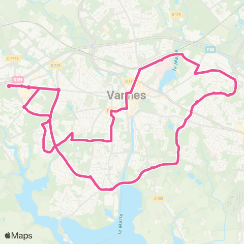 Kicéo P+R O. - Rép. - Gare SNCF S. - PIBS 2 - IUT - P+R O. map