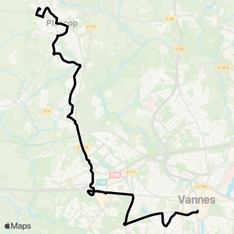 Kicéo Plescop Vannes map