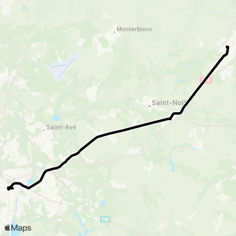 Kicéo Elven Vannes map