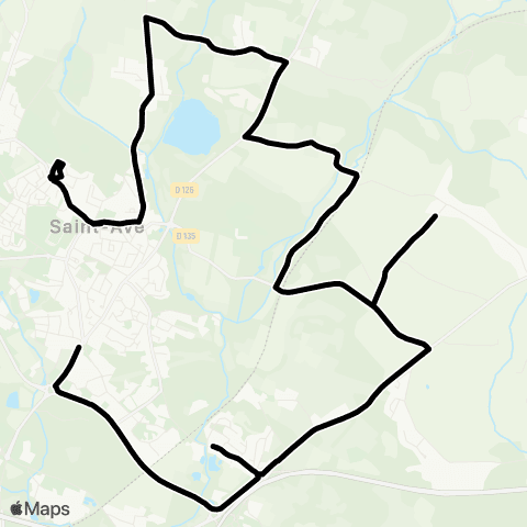 Kicéo Saint-Avé map