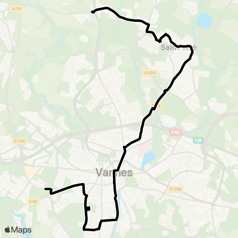 Kicéo Saint-Avé map