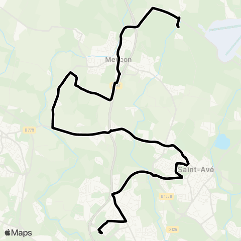 Kicéo Saint-Avé map