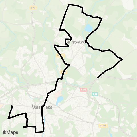 Kicéo Saint-Avé map