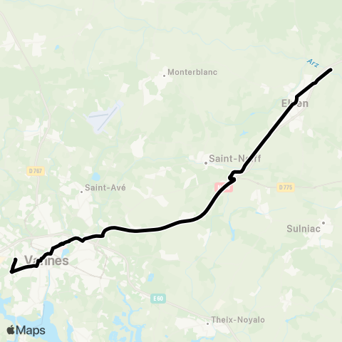 Kicéo Elven - Saint-Nolff map