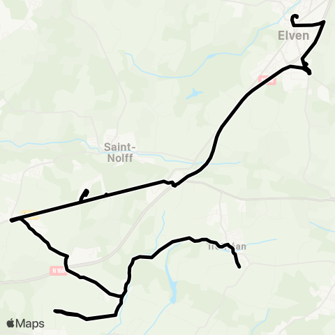 Kicéo Primaires et collèges Elven map