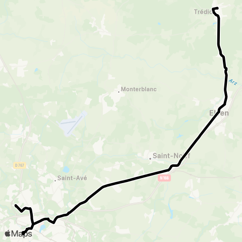 Kicéo Elven Trédion map