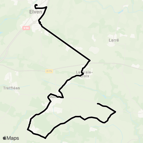 Kicéo Collèges Elven map