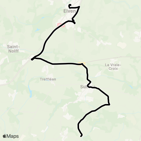 Kicéo Collèges Elven map