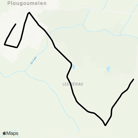 Kicéo Plougoumelen map