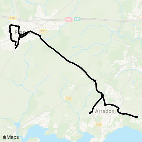 Kicéo Collèges Arradon map