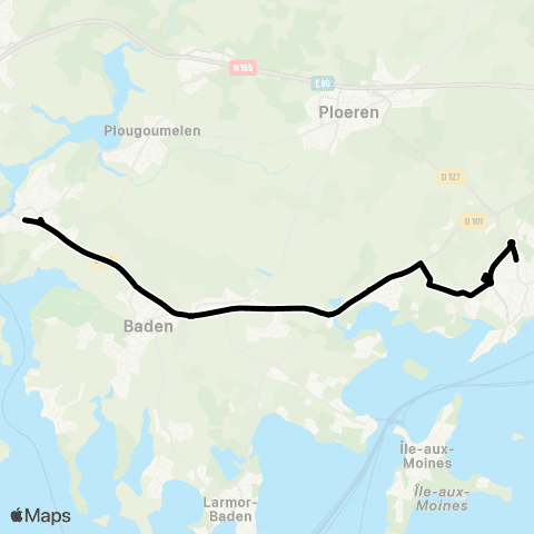 Kicéo Collèges Arradon map