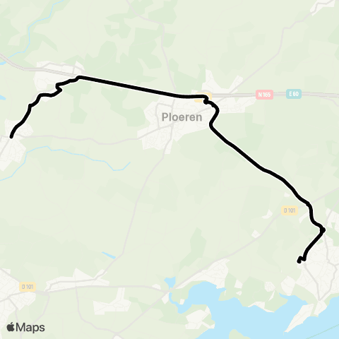 Kicéo Collèges Arradon map