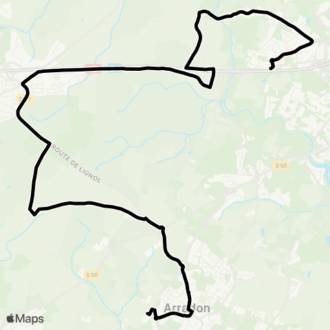 Kicéo Collèges Arradon map