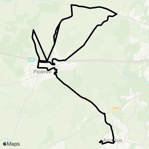 Kicéo Collèges Arradon map