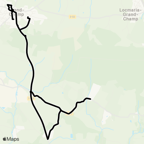 Kicéo Ecoles Grandchamp map