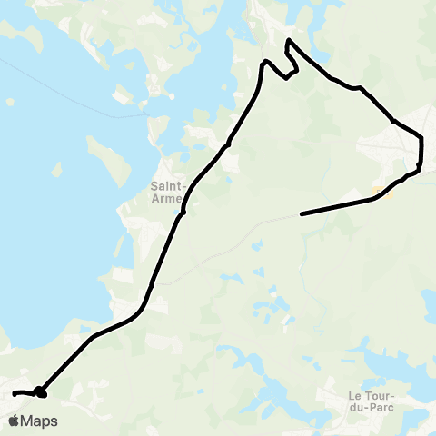 Kicéo Primaires et Collèges de Sarzeau map