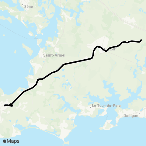 Kicéo Primaires et Collèges de Sarzeau map