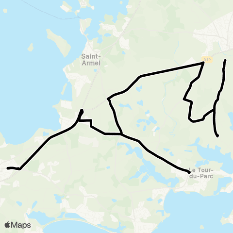 Kicéo Primaires et Collèges de Sarzeau map