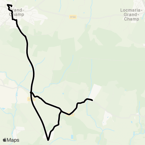 Kicéo Ecoles Grandchamp map