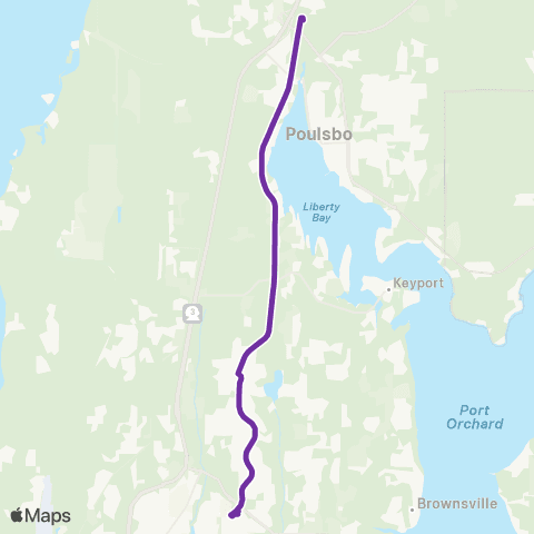 Kitsap Transit Poulsbo / Silverdale map