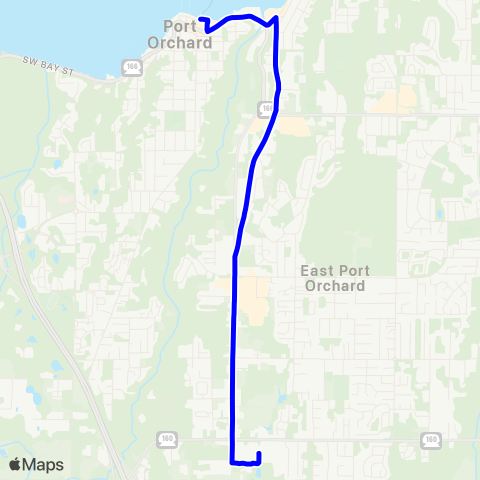 Kitsap Transit Bethel map
