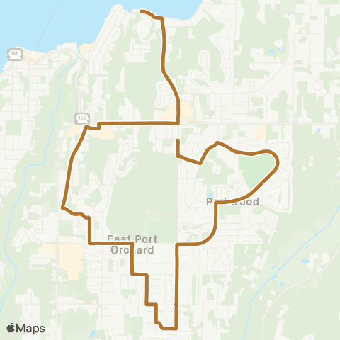 Kitsap Transit Madrona map