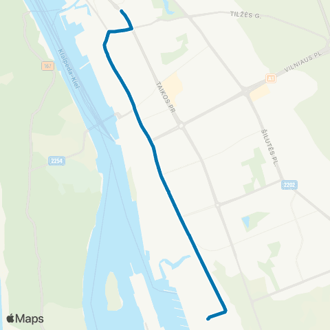 Klaipėdos keleivinis transportas Turgus - Vlg map
