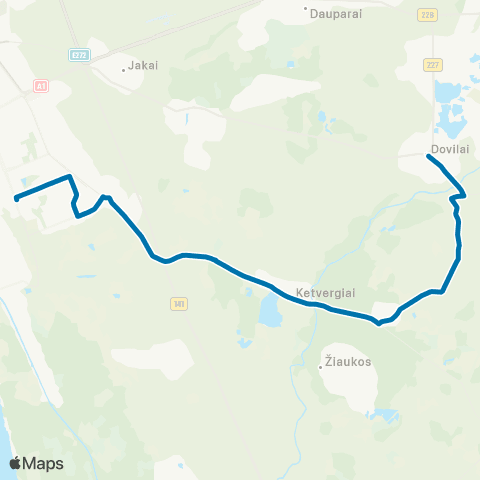 Klaipėdos keleivinis transportas Kurėno St. - Dovilai map