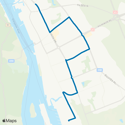 Klaipėdos keleivinis transportas Turgus - Vlg map