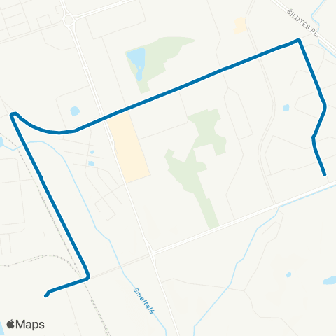 Klaipėdos keleivinis transportas Mogiliovo G. - Smiltelės G. - Vlg map