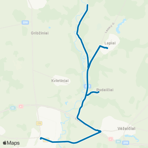Klaipėdos keleivinis transportas Gargždai - Utriai map