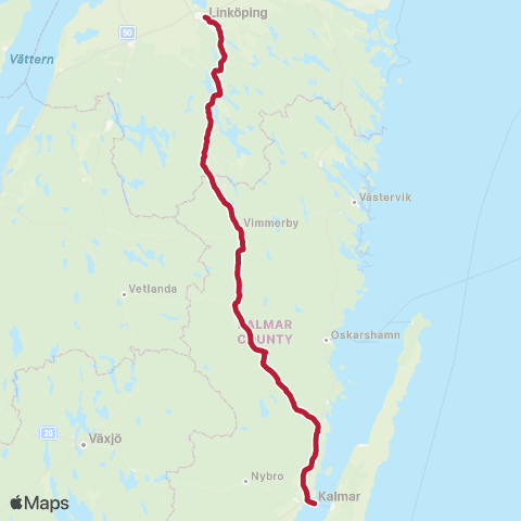 Krösatåg  map