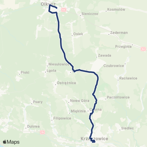 Koleje Małopolskie  map