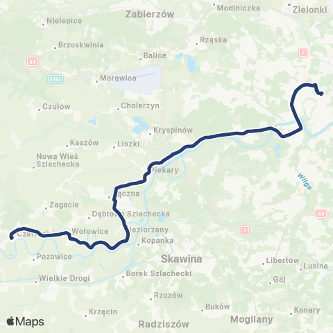 Koleje Małopolskie  map