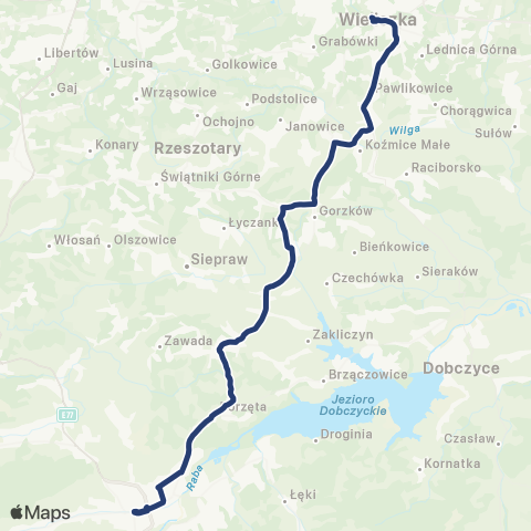 Koleje Małopolskie  map