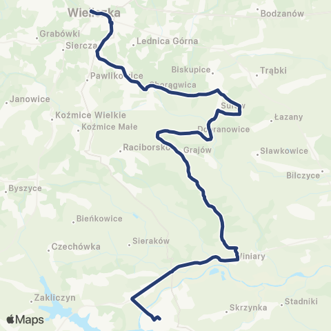 Koleje Małopolskie  map